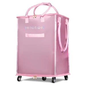 Byootique 20" Rolling Tote Bag Grocery Bag on Wheels Shopping Trolley BubbleRush